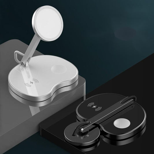 Vancely PH19 3-in-1 Wireless Charging Station – Fast Charger Dock for iPhone, Apple Watch & AirPods