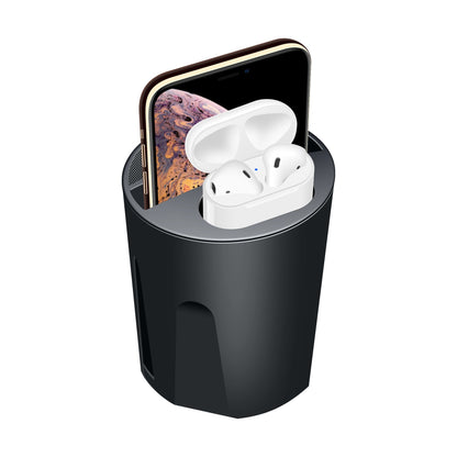 XCarrier 4-in-1 Wireless Charging Station – Cup Holder Charger for Multiple Devices