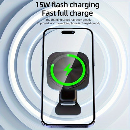 Fast Wireless Car Charger – Qi-Enabled Auto Phone Mount for iPhone & Android