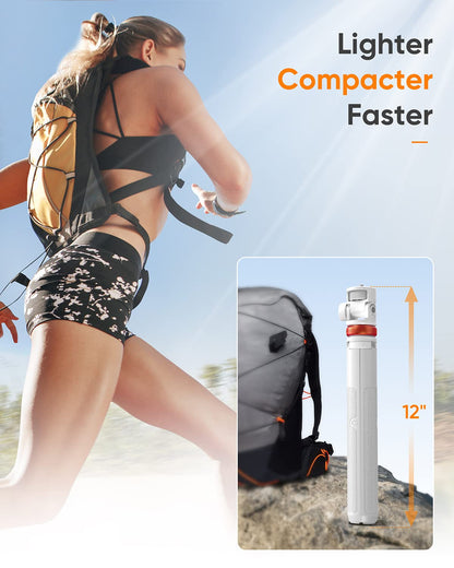 Tripod for iPhone & Selfie Stick with Remote, Solidest Phone Stand Compatible with iPhone/Android