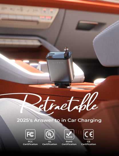 84W Car Adapter USB C Fast Charger