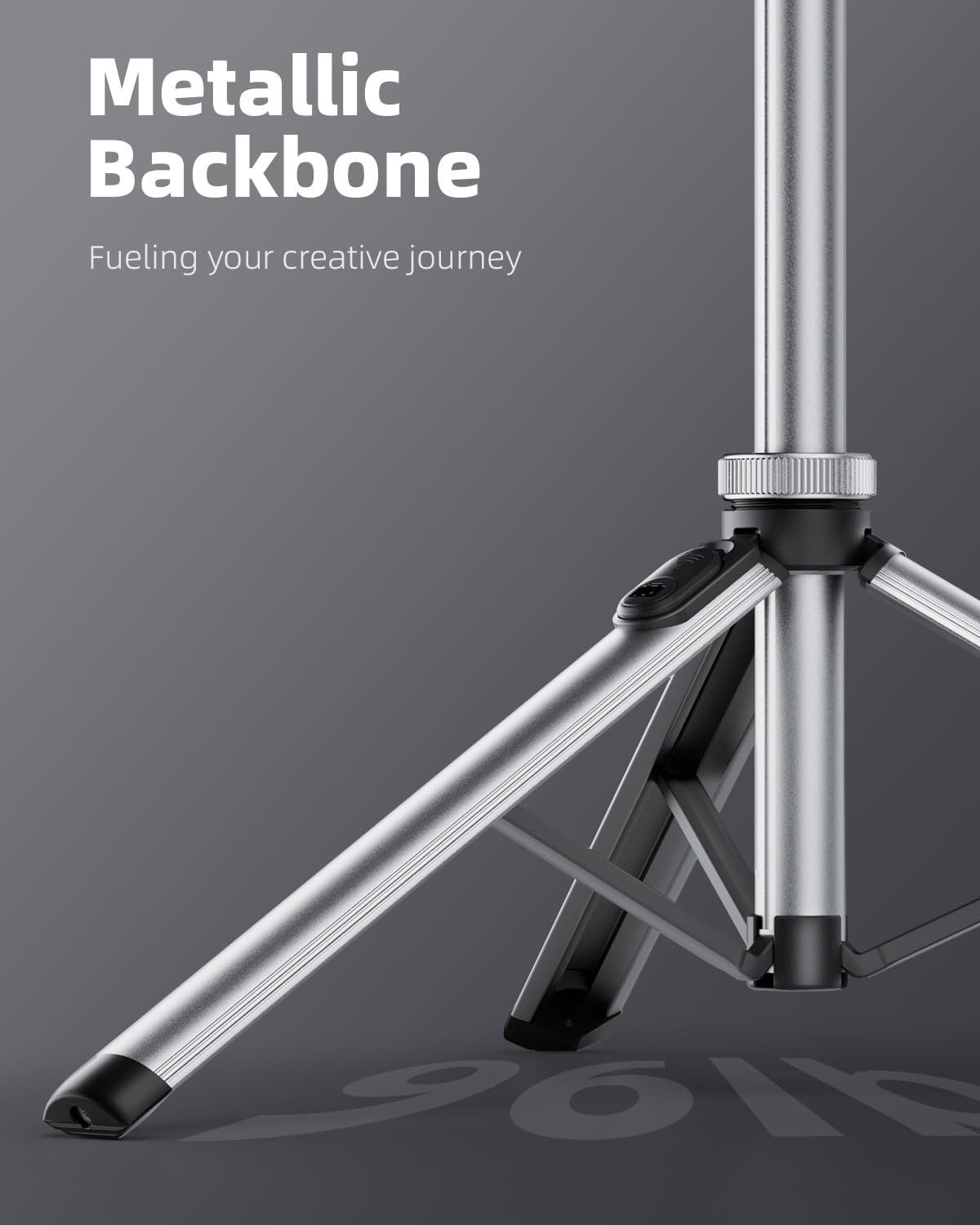 Tripod for iPhone & Selfie Stick with Remote, Solidest Phone Stand Compatible with iPhone/Android