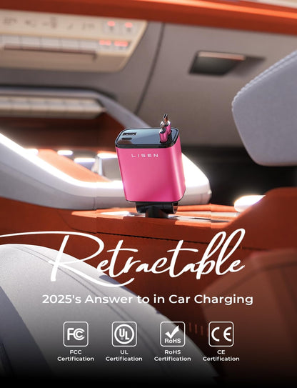 84W Car Adapter USB C Fast Charger