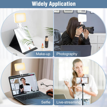 3 Light Modes for Phone iPhone Webcam Laptop Photo Makeup