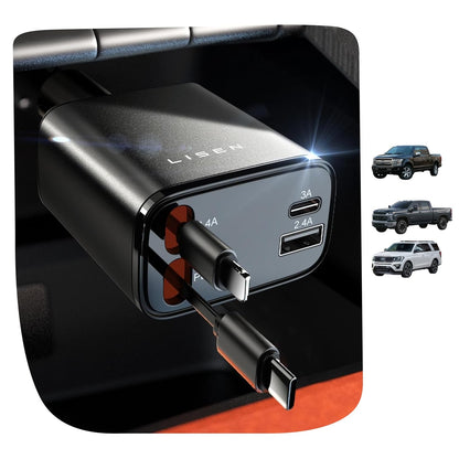 84W Car Adapter USB C Fast Charger