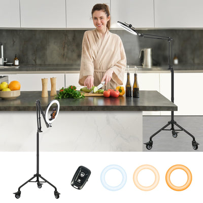 Luxsure 10-Inch Overhead Ring Light
