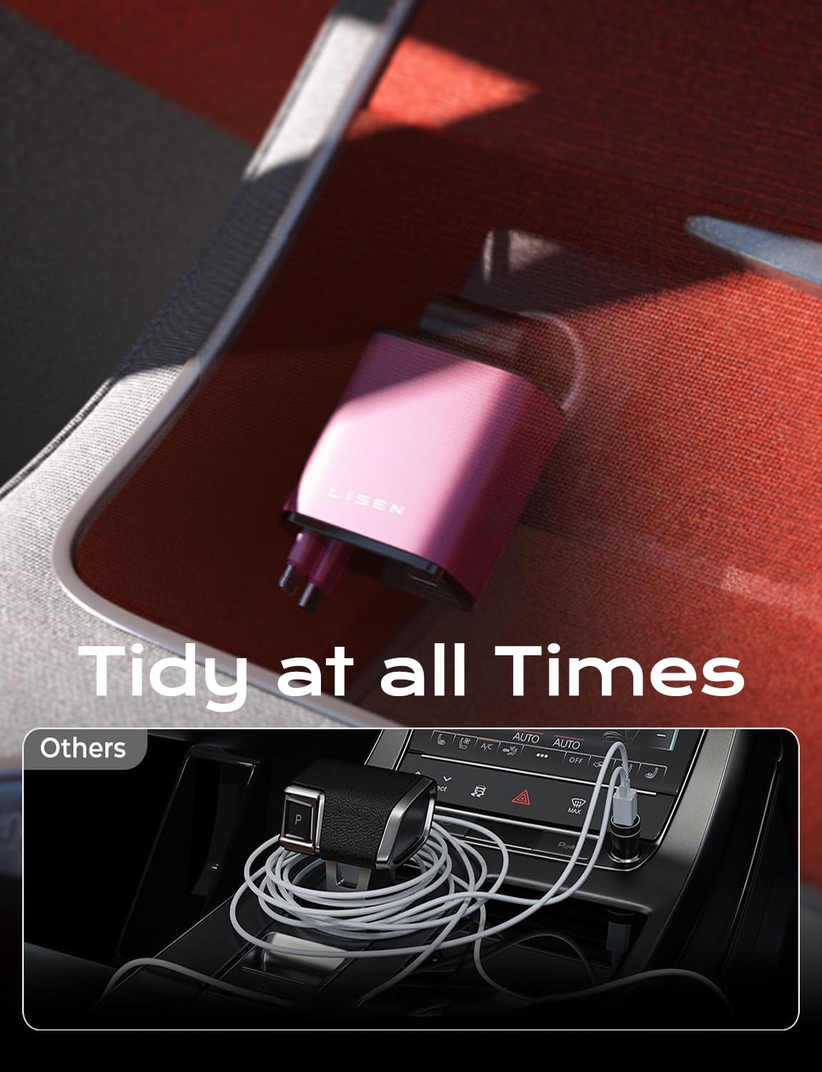 84W Car Adapter USB C Fast Charger