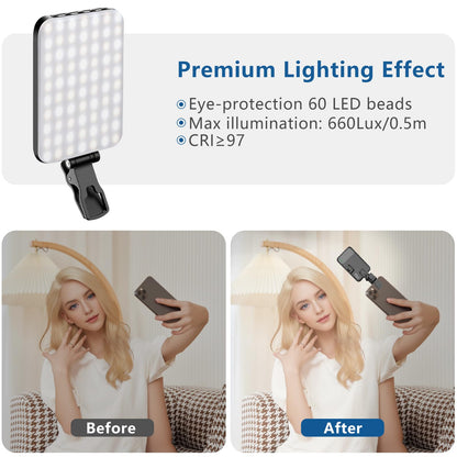 3 Light Modes for Phone iPhone Webcam Laptop Photo Makeup