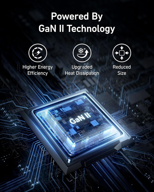 Anker 65W 3-Port GaN | Fast Charging for MacBook, iPad & More
