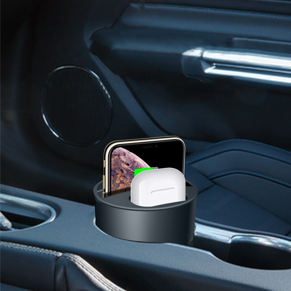XCarrier 4-in-1 Wireless Charging Station – Cup Holder Charger for Multiple Devices
